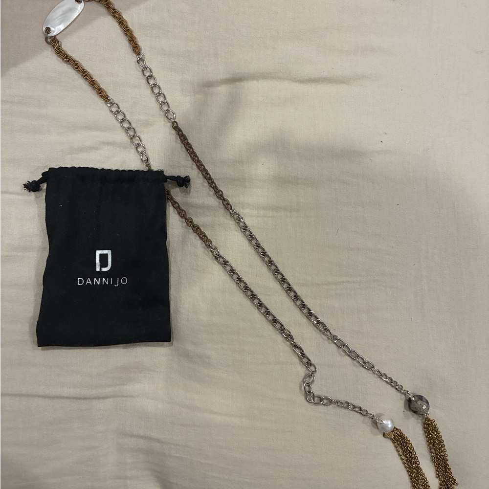 DANNIJO Two-Tone Silver and Gold Necklace